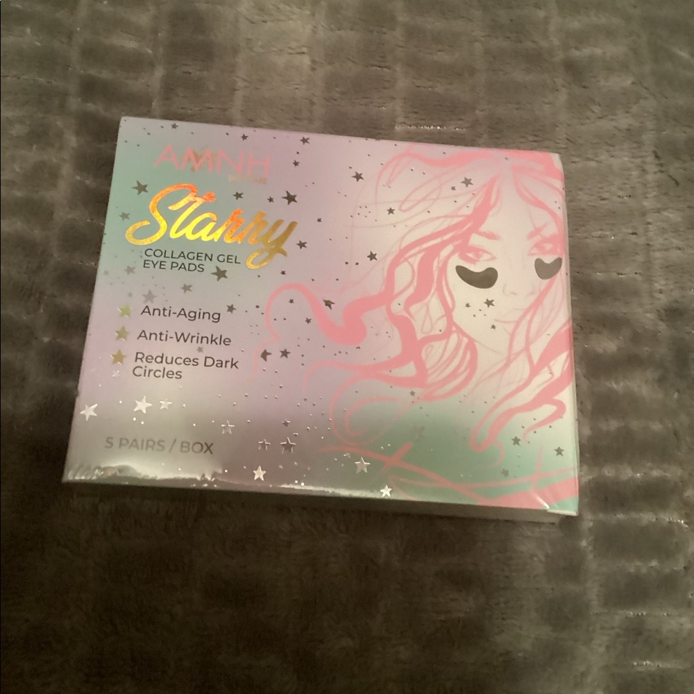 AMNH Starry Collagen Gel Eye Pads Masks Anti-Aging 5 Pairs NEW SEALED